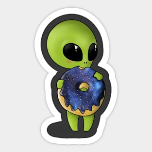 a universe of sweetness Sticker